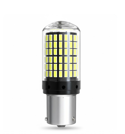 ΛΑΜΠΑ LED P21W 12V ΜΟΝΟΠΟΛΙΚΗ ΜΕ ΚΑΛΥΚΑ CANBUS 6000K 