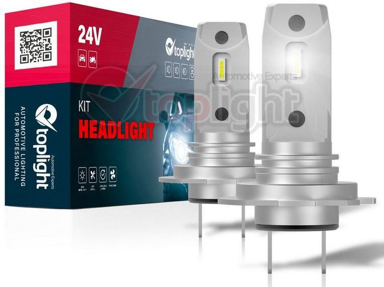 ΛΑΜΠΑ LED H7 H18 KIT OEFIT PX26d 24V (SET)