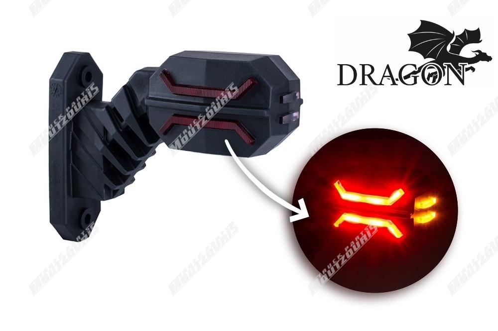 ΦΑΝΟΣ ΟΓΚΟΥ ΚΕΡΑΤΟ LED DRAGON ΚΟΝΤΟ ΔΕΞΙ HORPOL