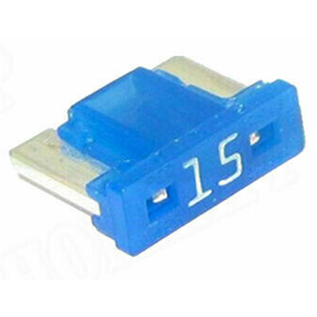 ΑΣΦΑΛΕΙΑ 15A ΔΙΧΑΛΟ ΜΙΝΙ LOW PROFILE ΜΠΛΕ T15A