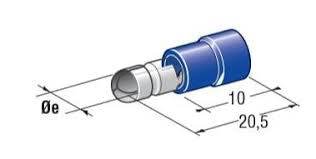 ΦΙΣ MTA ΑΡΣΕΝΙΚΟ ΜΠΛΕ ΣΤΡΟΓΓΥΛΟ 4mm 1864300