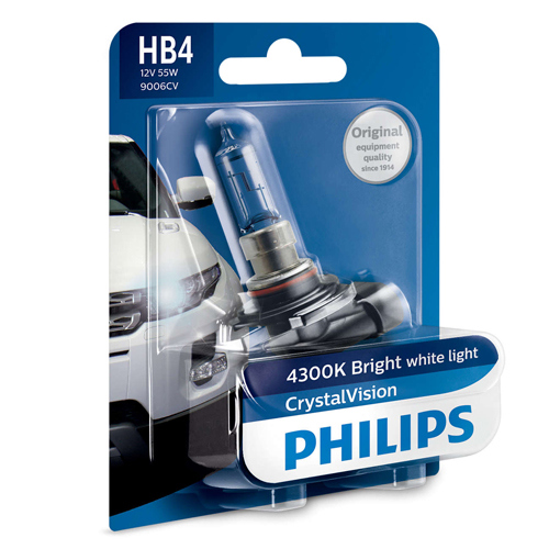 ΛΑΜΠΑ PHILIPS HB4 12V 55W Crystal Vision