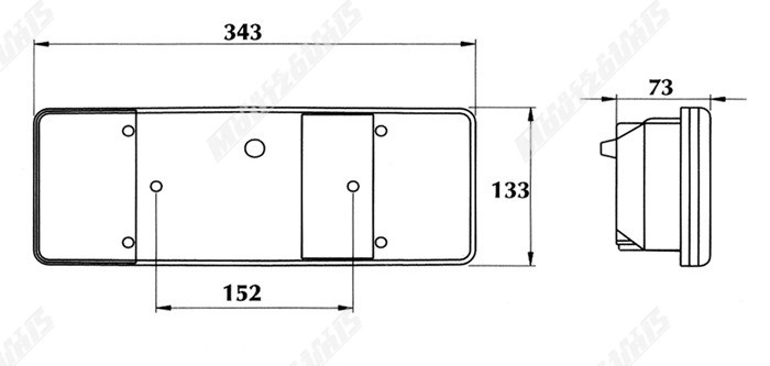 ΦΑΝΟΣ ΟΠΙΣΘΙΟΣ 2000 5 ΛΕΙΤΟΥΡΓΙΩΝ ΔΕΞΙΟΣ DASTERI