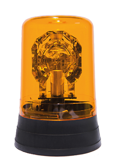 ΠΕΡΙΣΤΡΟΦΙΚΟΣ ΦΑΡΟΣ ME ΕΠΙΠΕΔΗ ΒΑΣΗ DASTERI 410 24V ΠΟΡΤΟΚΑΛΙ Φ-144