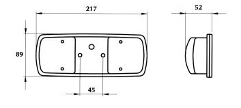 ΦΑΝΑΡΙ ΟΠΙΣΘΙΟ DASTERI 80609LR ΔΕΞΙ ΑΡΙΣΤΕΡΟ