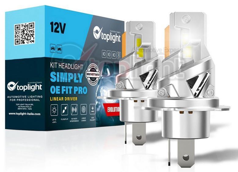 ΛΑΜΠΑ LED H4-19 CANBUS SIMPLY PRO 2 GEN 12V (SET)