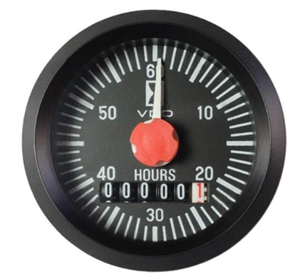 ΩΡΟΜΕΤΡΟ 12-24V Φ52 VDO 331810012001G