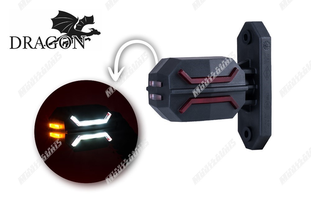 ΦΑΝΟΣ ΟΓΚΟΥ ΚΕΡΑΤΟ LED DRAGON ΩΜΕΓΑ ΑΡΙΣΤΕΡΟ-ΔΕΞΙ HORPOL