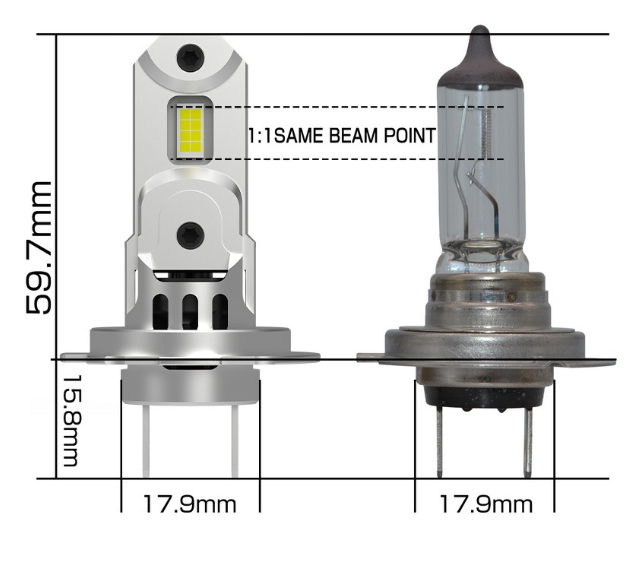 ΛΑΜΠΑ LED TOPLIGHT H7/H18 14000LUMEN 6500K
