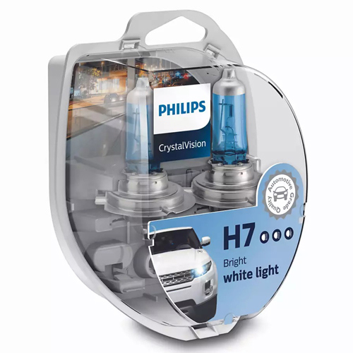 ΛΑΜΠΑ PHILIPS H7 12V 55W 4300K Crystal Vision ( ΣΕΤ ) 12972CVSM