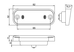 ΦΑΝΑΡΙ ΠΙΝΑΚΙΔΑΣ LED DASTERI DSL45 12-24V 