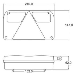 ΦΑΝΑΡΙ ΟΠΙΣΘΙΟ DASTERI R4200 ΔΕΞΙ 