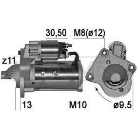 ΜΙΖΑ CASCO 12V 11Δ FORD FOCUS II/III 1.5TDCi, VOLVO C30/S40/V50 04-15 (2,3KW)
