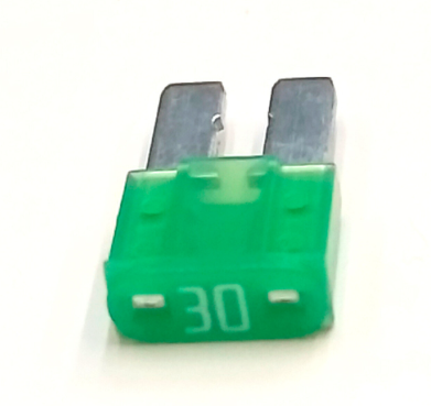 ΑΣΦΑΛΕΙΑ 30A MICRO2 ΔΙΧΑΛΟ ΣΤΕΝΗ ΠΡΑΣΙΝΗ (10 ΤΜΧ )