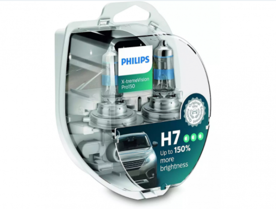 ΛΑΜΠΑ PHILIPS ΣΕΤ H7 12972XVPS2 12V 55W X-TREME VISION PRO +150% 