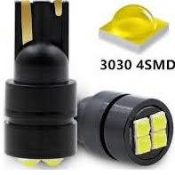 ΛΑΜΠΑ LED T10 4 SMD ΜΕ ΣΤΡΟΓΓΥΛΑΔΑ CANBUS 00430300