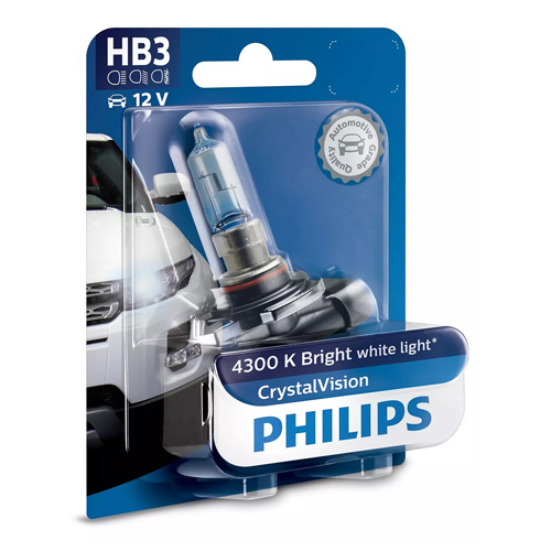 ΛΑΜΠΑ PHILIPS HB3 12V 65W Crystal Vision 9005CVB1