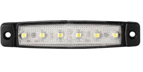 ΦΑΝΟΣ DASTERI LED 24V 6led ΛΕΥΚΟΣ ΣΤΕΝΟΣ
