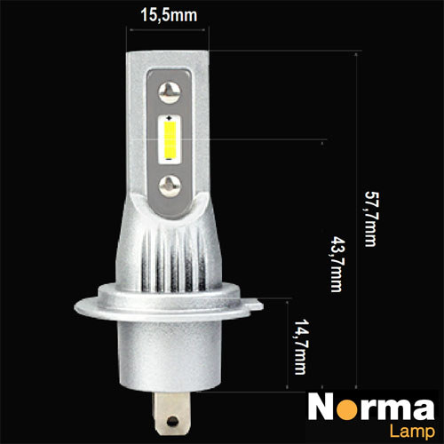ΛΑΜΠΑ NORMA LED H7 12-24V 6500K PX26d