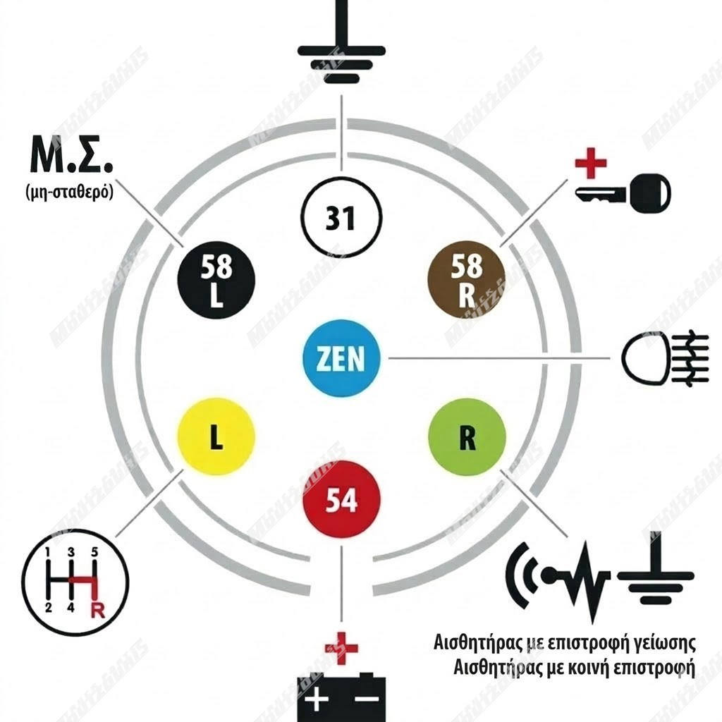 ΠΡΙΖΑ ΘΗΛΥΚΗ ΡΕΥΜΑΤΟΣ 24V ΑΝΑΠΟΔΗ ΜΕΤΑΛΛΙΚΗ JAEGER