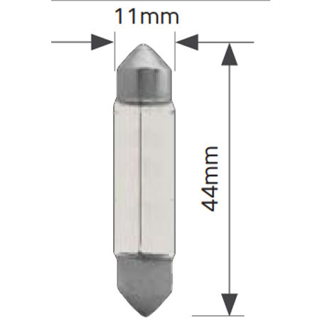 ΛΑΜΠΑ NORMA 12V 10W ΣΩΛΗΝΩΤΗ ΜΑΚΡΙΑ 43mm SV8,5-8 270261