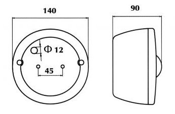 ΦΑΝΑΡΙ ΟΠΙΣΘΙΟ DASTERI 808016