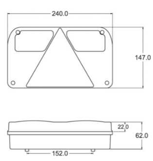 ΦΑΝΑΡΙ ΟΠΙΣΘΙΟ DASTERI L4201 ΑΡΙΣΤΕΡΑ