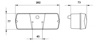 ΦΑΝΑΡΙ ΟΠΙΣΘΙΟ DASTERI 80604R ΔΕΞΙΟ MERCEDES