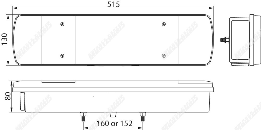 ΦΑΝΟΣ ΟΠΙΣΘΙΟΣ 2050 7 ΛΕΙΤΟΥΡΓΙΩΝ ΔΕΞΙΟΣ DASTERI