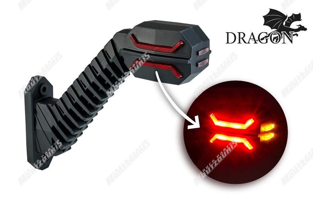 ΦΑΝΟΣ ΟΓΚΟΥ ΚΕΡΑΤΟ LED DRAGON ΜΑΚΡΥ ΔΕΞΙ HORPOL