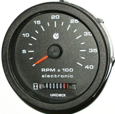 ΣΤΡΟΦΟΜΕΤΡΟ ΩΡΟΜΕΤΡΟ COBO 12V DIESEL 80mm