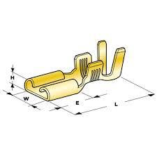 ΦΙΣ MTA ΘΗΛΥΚΟ ΠΛΑΚΕ ΜΕΓΑΛΟ 9,5mm LUCAS 1301420