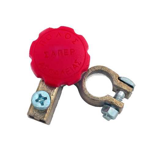 ΑΚΡΟΔΕΚΤΗΣ ΜΠΑΤΑΡΙΑΣ + -S2 ΑΣΦΑΛΕΙΑΣ ΘΕΤΙΚΟΣ ΑΤΕΚΑΠ 999S2